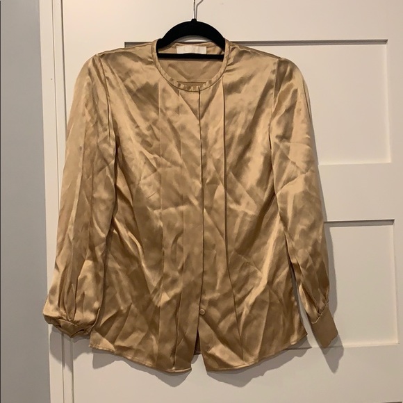 Chloe Silk Button Up Blouse - Picture 1 of 3